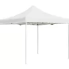 vidaXL Lawn & Garden* Professional Folding Party Tent Aluminum 9.8'X9.8' White