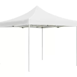 vidaXL Lawn & Garden* Professional Folding Party Tent Aluminum 9.8'X9.8' White