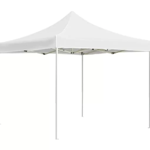 vidaXL Lawn & Garden* Professional Folding Party Tent Aluminum 9.8'X9.8' White