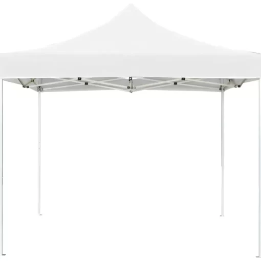 vidaXL Lawn & Garden* Professional Folding Party Tent Aluminum 9.8'X9.8' White