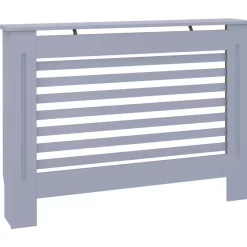 vidaXL Household Appliance Accessories* Radiator Cover Anthracite 44.1"X7.5"X31.9" Mdf