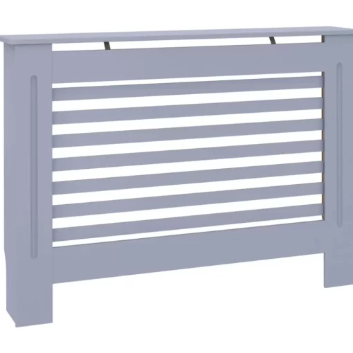 vidaXL Household Appliance Accessories* Radiator Cover Anthracite 44.1"X7.5"X31.9" Mdf