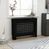 vidaXL Household Appliance Accessories* Radiator Cover Black 44.1