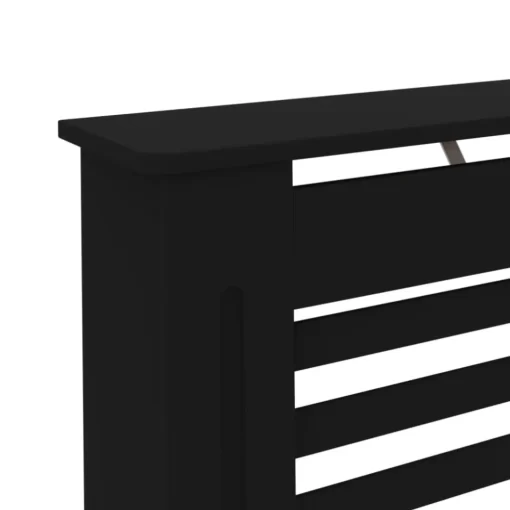 vidaXL Household Appliance Accessories* Radiator Cover Black 44.1"X7.5"X31.9" Mdf