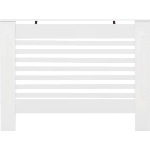 vidaXL Household Appliance Accessories* Radiator Cover White 44.1"X7.5"X32.1" Mdf