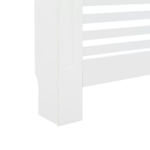 vidaXL Household Appliance Accessories* Radiator Cover White 44.1"X7.5"X32.1" Mdf