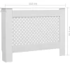 vidaXL Household Appliance Accessories* Radiator Cover White 44.1