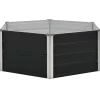 vidaXL Lawn & Garden* Raised Garden Bed Anthracite 50.8