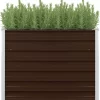 vidaXL Lawn & Garden* Raised Garden Bed Brown 39.4