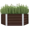 vidaXL Lawn & Garden* Raised Garden Bed Brown 50.8