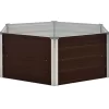 vidaXL Lawn & Garden* Raised Garden Bed Brown 50.8