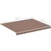 vidaXL Lawn & Garden* Replacement Fabric For Awning Brown 9.8'X8.2'