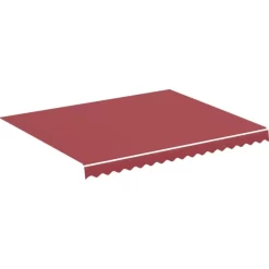 vidaXL Lawn & Garden* Replacement Fabric For Awning Burgundy Red 9.8'X8.2'