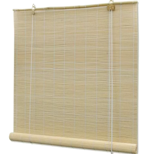 vidaXL Decor* Roller Blind Bamboo 59.1"X63" Natural