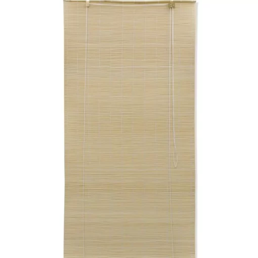 vidaXL Decor* Roller Blind Bamboo 59.1"X63" Natural