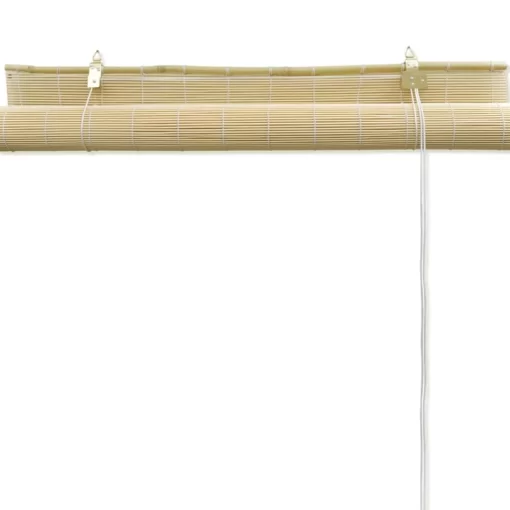 vidaXL Decor* Roller Blind Bamboo 59.1"X63" Natural