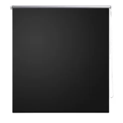 vidaXL Decor* Roller Blind Blackout 31.5"X68.9" Black