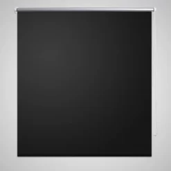 vidaXL Decor* Roller Blind Blackout 31.5"X68.9" Black