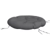 vidaXL Decor* Round Cushion Anthracite O 39.4