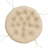 vidaXL Decor* Round Cushion Beige O 39.4