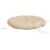 vidaXL Decor* Round Cushion Beige O 39.4