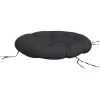 vidaXL Decor* Round Cushion Black O 39.4