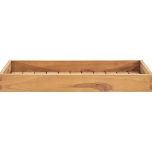 vidaXL Kitchen & Dining* Serving Tray 23.6"X13.8" Solid Wood Teak