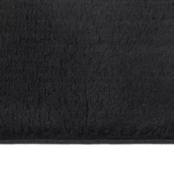 vidaXL Decor* Shaggy Rug Black 4'X6' Polyester