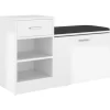 vidaXL Household Supplies* Shoe Bench High Gloss White 37.2