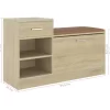 vidaXL Household Supplies* Shoe Bench Sonoma Oak 37.2