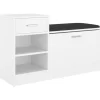 vidaXL Household Supplies* Shoe Bench White 37.2