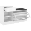 vidaXL Household Supplies* Shoe Bench White 37.2