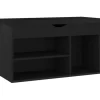 vidaXL Household Supplies* Shoe Bench With Cushion Black 31.5