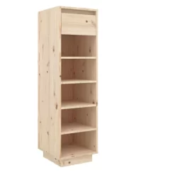 vidaXL Household Supplies* Shoe Cabinet 13.4"X11.8"X41.3" Solid Wood Pine