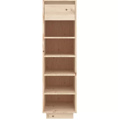 vidaXL Household Supplies* Shoe Cabinet 13.4"X11.8"X41.3" Solid Wood Pine