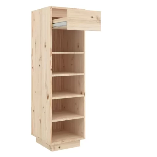 vidaXL Household Supplies* Shoe Cabinet 13.4"X11.8"X41.3" Solid Wood Pine