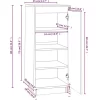 vidaXL Household Supplies* Shoe Cabinet 13.8