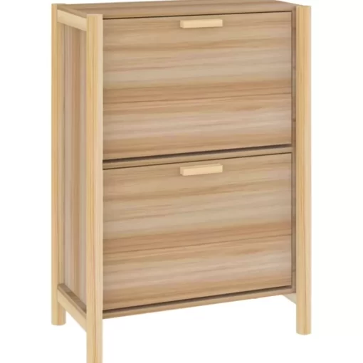 vidaXL Household Supplies* Shoe Cabinet 22.6"X13"X31.5" Engineered Wood