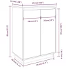 vidaXL Household Supplies* Shoe Cabinet 23.6