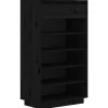 vidaXL Household Supplies* Shoe Cabinet Black 23.6