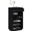 vidaXL Household Supplies* Shoe Cabinet Black 23.6