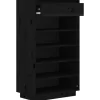 vidaXL Household Supplies* Shoe Cabinet Black 23.6