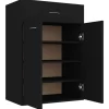 vidaXL Household Supplies* Shoe Cabinet Black 23.6