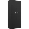 vidaXL Household Supplies* Shoe Cabinet Black 31.5