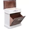 vidaXL Household Supplies* Shoe Cabinet Brown 19.7