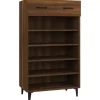 vidaXL Household Supplies* Shoe Cabinet Brown Oak 23.6