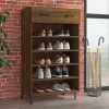 vidaXL Household Supplies* Shoe Cabinet Brown Oak 23.6