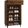 vidaXL Household Supplies* Shoe Cabinet Brown Oak 23.6