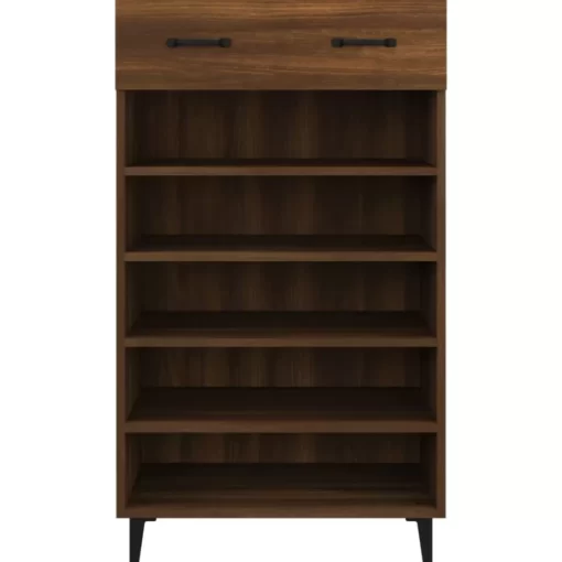 vidaXL Household Supplies* Shoe Cabinet Brown Oak 23.6"X13.8"X41.3" Engineered Wood