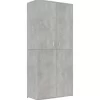 vidaXL Household Supplies* Shoe Cabinet Concrete Gray 31.5